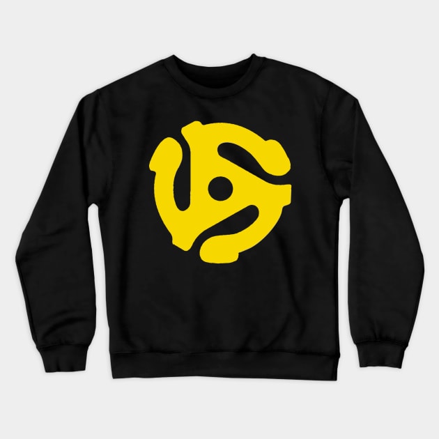 45 Rpm Adaptor Crewneck Sweatshirt by StrictlyDesigns